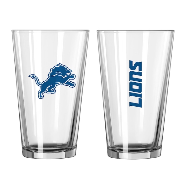 Logo Brands Detroit Lions 16oz Gameday Pint Glass 611-G16P-1 - main